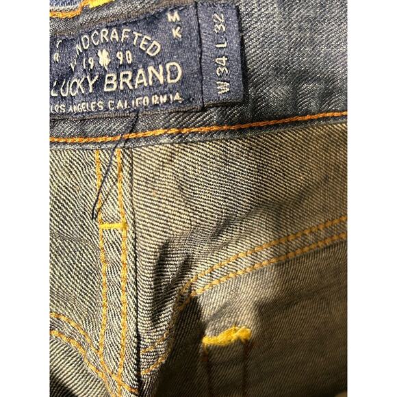 Lucky Brand Men's 181 Relaxed Straight Jean Blue, Size 34W X 32L OL Wilder Ranch - Picture 3 of 10